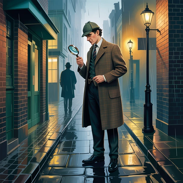 סיור שרלוק הולמס בלונדון (תמונת AI)